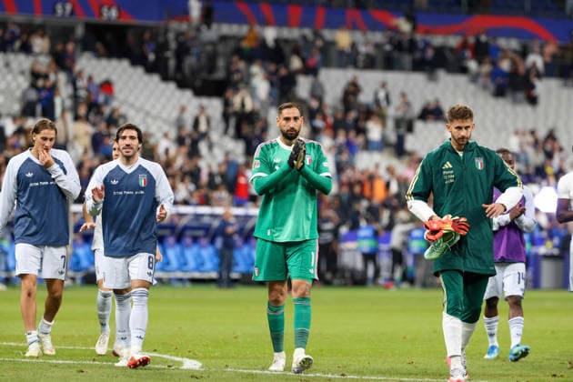 October 2, 2026, Parigi, Parigi, Francia: Gianluca Donnarumma of Italy during the 2026 27 UEFA Nations League football match between France and Italy on October 2, 2026, at the Stade de France in Paris. 2026 27 UEFA Nations League Football Match Between France And Italy  - ZUMAs236 20261002_aap_s236_144 Copyright: xFabioxSassox