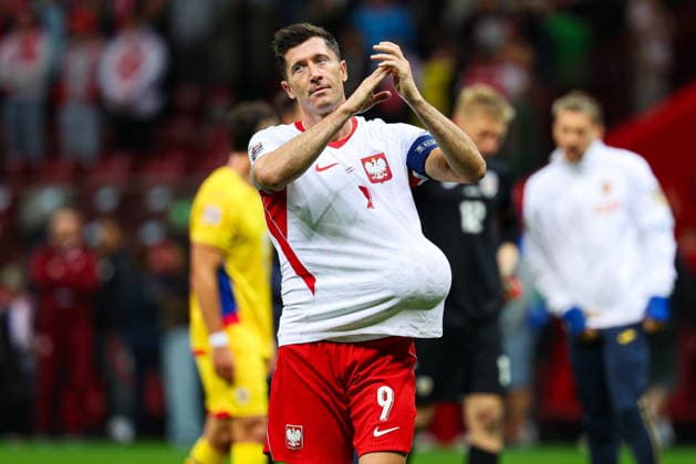 2026.10.02 Warszawa pilka nozna UEFA Liga Narodow Polska - Rumunia N z Robert Lewandowski Foto Pawel Andrachiewicz PressFocus 2026.10.02 Warsaw Football - UEFA Nations League Poland - Romania Robert Lewandowski Credit: Pawel Andrachiewicz PressFocus NEWSPIX.PL --- newspix.pl POLAND OUT! 