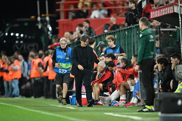 Belgium v Turkiye - UEFA Nations League LIEGE, BELGIUM - OCTOBER 02: Head coach of Turkiye, Vincenzo Montella follows the UEFA Nations League A match between Belgium and Turkiye at Maurice Dufrasne Stadium in Liege, Belgium on October 02, 2026. Mustafa Yalcin Anadolu Liege Belgium. Editorial use only. Please get in touch for any other usage.  Copyright: x2026xAnadoluxMustafaxYalcinx