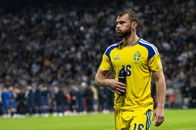 261002 Jesper Karlström of Sweden after the Nations League football match between Bosnia and Herzegovina and Sweden on October 2, 2026 in Zenica. Photo: Ludvig Thunman BILDBYRAN kod LT LT0823 fotboll football soccer fotball nations league uefa nations league bosnia and herzegovina sverige sweden sverige a bbeng Copyright: LUDVIGxTHUNMAN BB261002LT217
