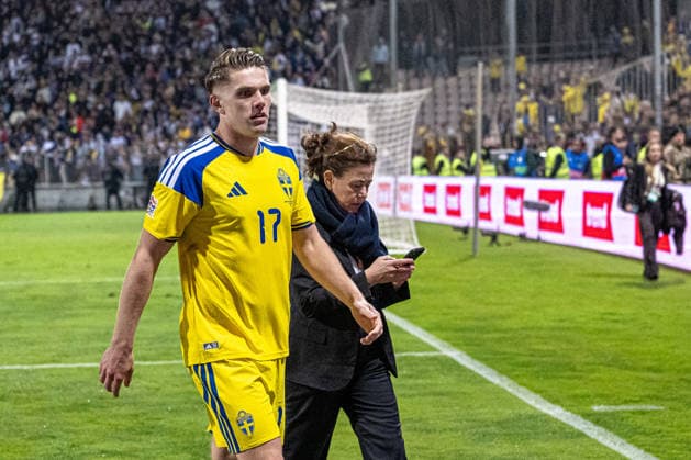 261002 Viktor Gyökeres of Sweden after the Nations League football match between Bosnia and Herzegovina and Sweden on October 2, 2026 in Zenica. Photo: Ludvig Thunman BILDBYRAN kod LT LT0823 fotboll football soccer fotball nations league uefa nations league bosnia and herzegovina sverige sweden sverige a bbeng Copyright: LUDVIGxTHUNMAN BB261002LT226