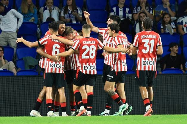 ESP: Euskal Herria Txapela Real Sociedad - Atletico Madrid Maroan Sannadi of Athletic scores goal and celebrates during friendly match Euskal Herria Txapela 2026-27 between Real Sociedad - Atletico Madrid played at Anoeta Stadium in Gipuzcoa on September 14, 2026 in Spain Spain Futbol Copyright: xAgenciaxLOFx