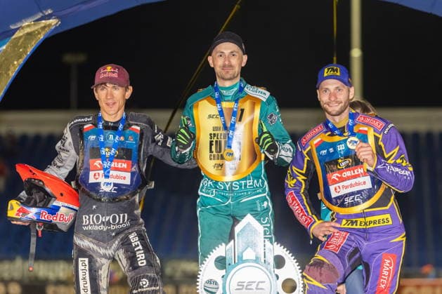 2026.10.02 Pardubice Zuzel Speedway Speedway Euro 2026 Speedway SEC Final Speedway Euro N z Podium Maciej Janowski, Leon Madsen, Kacper Woryna Foto Marcin Karczewski PressFocus 2026.10.02 Speedway 2026 Final Speedway Euro N z Podium Maciej Janowski, Leon Madsen, Kacper Woryna Foto Marcin Karczewski PressFocus NEWSPIX.PL --- newspix.pl POLAND OUT! 