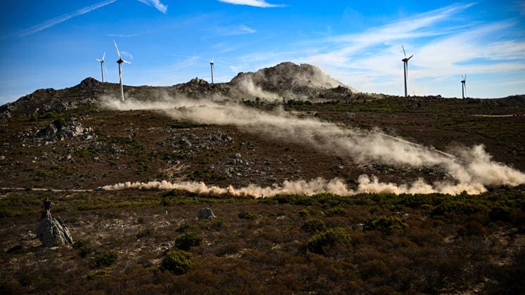 IPA89235219 - ,Driver Sami Pajari and Co-Driver Marko Salminen of the Toyota Gazoo Racing WRT team, driving a Toyota GR Yaris Rally1, are in second place on the second day of the race during the 2026 FIA World Rally Championship WRC, Motorsport Rallye, WM Rally Italia Sardegna on October 2 in Alghero, Sardinia, Italy  Copyright: xLucaxBarsali IPAxSportx xx IPA89235219