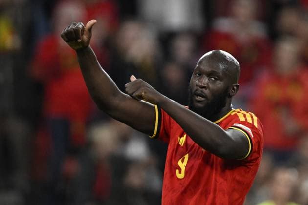 LIEGE - Romelu Lukaku of Belgium celebrates his goal during the UEFA Nations League match between Belgium and Turkey at Stade Maurice Dufrasne on 2 October 2026 in Liege, Belgium. ANP UEFA Nations League 2026 27 xVIxANPxSportx xGerritxvanxKeulenxIVx 571293514 originalFilename: 571293514.jpg