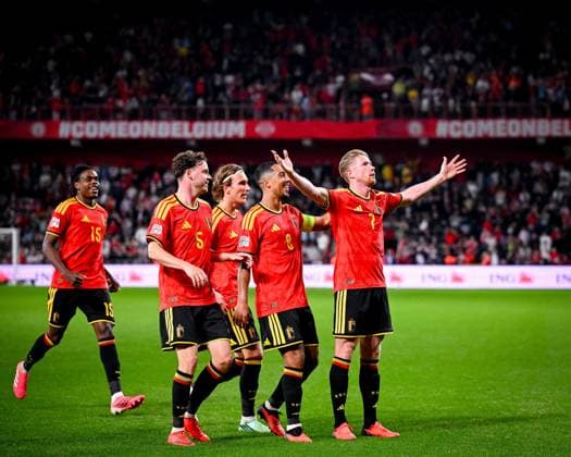 Belgium v Turkey - UEFA Nations League 2026 LIEGE, BELGIUM - OCTOBER 02 : De Bruyne Kevin forward of Belgium celebrates after scoring a goal to make it 2-0 during the UEFA Nations League tournament league phase matchday 3 group A1 match between Belgium and Turkey on October 2, 2026 in Liege, Belgium, 02 10 2026  Copyright: xTomasxSiskx