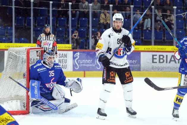 RECORD DATE NOT STATED National League 2026-27 EHC Kloten vs Fribourg-Gotteron - Fribourg forward Jacob De La Rose (95) Swiss Arena, Kloten (ZH) Switzerland Copyright: xSergioxBrunettix