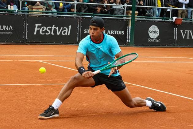 RECORD DATE NOT STATED Boscardin Dias (BRA) vs. Miguel (BRA) at the ATP, Tennis Herren Challenger Curitiba Curitiba (PR), 02 10 2026 - ATP Challenger Curitiba Boscardin Dias Miguel - Tennis player Guto Miguel (BRA) against Pedro Boscardin Dias (BRA) in the quarterfinals of the ATP Challenger Curitiba, at the Graciosa Country Club on the afternoon of Friday, October 2, 2026.(Foto: Edson De Souza Thenews2 imago images) SPO  Copyright: xEdsonxDexSouzax