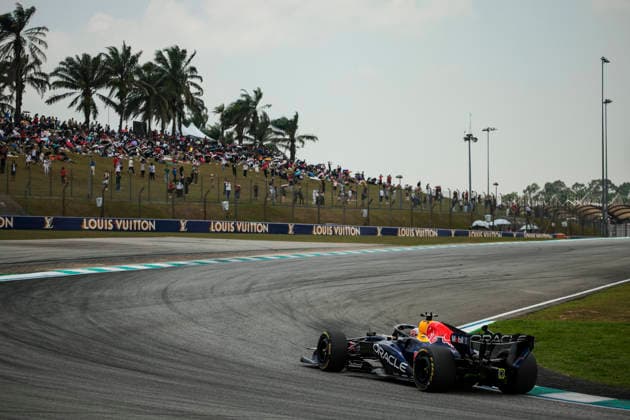 F1 - BAHRAIN GRAND PRIX IN MALAYSIA 2026 03 VERSTAPPEN Max (nld), Red Bull Racing Ford RB22, action during the 2026 Formula 1 Bahrain Grand Prix in Malaysia, 16th round of the 2026 Formula One World Championship, WM, Weltmeisterschaft from October 2 to 4, 2026 on the Sepang International Circuit, in Sepang, Malaysia - SepangMalaysia  Copyright: xEricxAlonsox