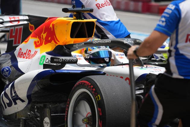 03.10.2026, Sepang International Circuit, Kuala Lumpur, 2026 Formula 1 Gulf Air Bahrain Grand Prix , Arvid Lindblad (GBR), Visa Cash App Racing Bulls Formula One Team (Photo by Hasan Bratic DeFodi Images) -