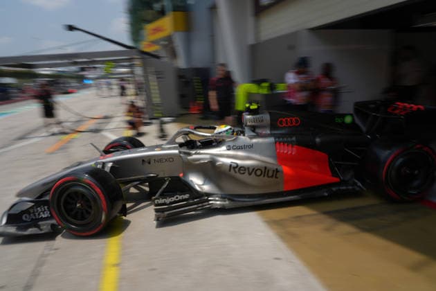 03.10.2026, Sepang International Circuit, Kuala Lumpur, 2026 Formula 1 Gulf Air Bahrain Grand Prix , Gabriel Bortoleto (BRA), Audi Revolut F1 Team (Photo by Hasan Bratic DeFodi Images) -