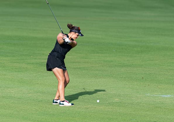 October 2, 2026, Honolulu, Hawaii, USA: CAROLINA MELGRATI makes an approach shot from the 10th fairway during Round 2 of the 2026 Lotte Championship at Hoakalei Country Club, Ewa Beach, Hawaii, USA. Honolulu USA - ZUMAm310 20261002_zsp_m310_015 Copyright: xElliotxMilesx
