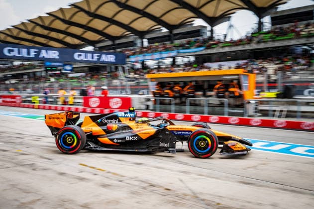 Motors - Formula 1 Photo by IPA ABACAPRESS.COM89248936 - Lando Norris (GBR) - McLaren Mastercard F1 Team during Saturday s practice sessions at the 2026 Formula 1 Gulf Air Bahrain Grand Prix in Malaysia at the Sepang International Circuit in Sepang, Malaysia. Round 16 of 23 of the 2026 FIA Formula One World Championship, WM, Weltmeisterschaft held October 2–4, 2026. The race was moved from Bahrain to Malaysia and held at the Sepang International Circuit during the 2026 Bahrain Grand Prix in Malaysia, part of the Formula 1 Championship, on October 3, 2026.  Copyright: xIPAxSport ABACAx