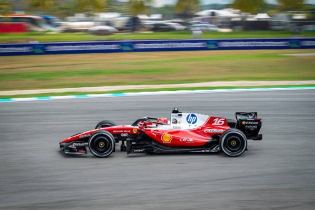 Motors - Formula 1 Photo by IPA ABACAPRESS.COM89248791 - Charles Leclerc (MON) - Scuderia Ferrari HP during Saturday s practice sessions for the 2026 Formula 1 Gulf Air Bahrain Grand Prix in Malaysia at the Sepang International Circuit in Sepang, Malaysia. Round 16 of 23 of the 2026 FIA Formula One World Championship, WM, Weltmeisterschaft held October 2–4, 2026. The race was moved from Bahrain to Malaysia and held at the Sepang International Circuit during the 2026 Bahrain Grand Prix in Malaysia, part of the Formula 1 Championship, on October 3, 2026.  Copyright: xIPAxSport ABACAx