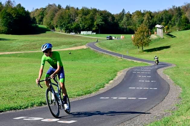 UEC 2026 Road European Championships Ljubljana 03 10 2026 LJUBLJANA, SLOVENIA - OCTOBER 03 : Stare Gal (Slovenia) during the Men Junior cycling road race of the 2026 UEC Road European Championships Ljubljana. An UCI Continental Championships cycling race of 110,5 km with start and finish in Sencur on October 3, 2026 in Ljubljana, Slovenia, 03 10 2026 Ljubljana Slovenia  Copyright: xJanxDexMeuleneirx