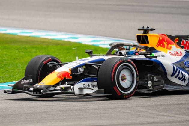 2026 Formula 1 Gulf Air Bahrain Grand Prix - Malaysia ARVID LINDBLAD 41 (GBR) of Visa Cash App Racing Bulls Formula One Team (VCARB 03) on Saturday during the 2026 Formula 1 Gulf Air Bahrain Grand Prix in Malaysia at Sepang International Circuit in Kuala Lumpur, Malaysia, on October 3, 2026. Photo by Antoine Lapeyre Reveries Agency ABACAPRESS.COM Kuala Lumpur Malaysia  Copyright: xAntoinexLapeyre ReveriesxAgency ABACAx