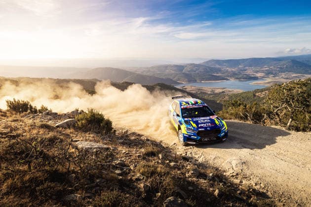 AUTO - WRC, Motorsport Rallye, WM - RALLY ITALIA SARDEGNA 2026 26 Roberto DAPRÃÄ, Luca GUGLIELMETTI, SKODA Fabia RS, action during the 2026 Rally Italia Sardegna, 13th round of the 2026 WRC World Rally Car Championship, from October 1 to 4, 2026 at Alghero, Italy - AlgheroItaly  Copyright: xNikosxKatikisx