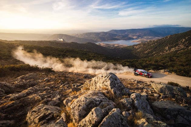 AUTO - WRC, Motorsport Rallye, WM - RALLY ITALIA SARDEGNA 2026 18 Takamoto KATSUTA, Aaron JOHNSTON, TOYOTA GR Yaris Rally1, action during the 2026 Rally Italia Sardegna, 13th round of the 2026 WRC World Rally Car Championship, from October 1 to 4, 2026 at Alghero, Italy - AlgheroItaly  Copyright: xNikosxKatikisx