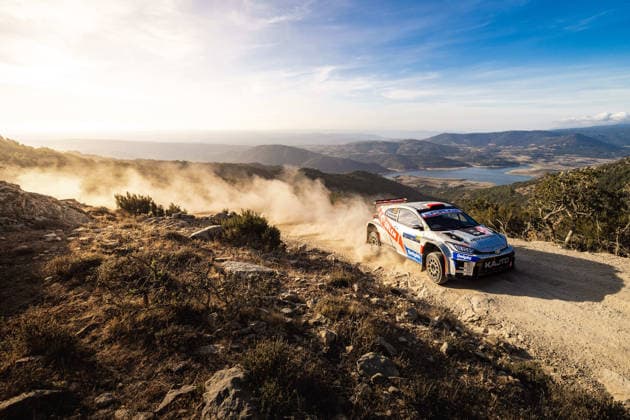 AUTO - WRC, Motorsport Rallye, WM - RALLY ITALIA SARDEGNA 2026 35 Kajetan KAJETANOWICZ, Maciej SZCZEPANIAK, TOYOTA GR Yaris, action during the 2026 Rally Italia Sardegna, 13th round of the 2026 WRC World Rally Car Championship, from October 1 to 4, 2026 at Alghero, Italy - AlgheroItaly  Copyright: xNikosxKatikisx