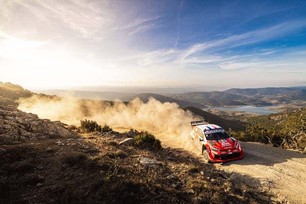 AUTO - WRC, Motorsport Rallye, WM - RALLY ITALIA SARDEGNA 2026 01 SÃ bastien OGIER, Vincent LANDAIS, TOYOTA GR Yaris Rally1, action during the 2026 Rally Italia Sardegna, 13th round of the 2026 WRC World Rally Car Championship, from October 1 to 4, 2026 at Alghero, Italy - AlgheroItaly  Copyright: xNikosxKatikisx