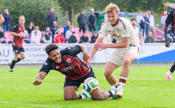 03.10.2026 - Fussball Amateurfussball - Saison 2026 2027 - Bayernliga??? 13. Spieltag: ASV Neumarkt - FC Ingolstadt 04 2 FCI ???- - xwoxzix - Niklas Sommer (24, FC Ingolstadt 2 ) Elias Meyer (8, ASV Neumarkt )