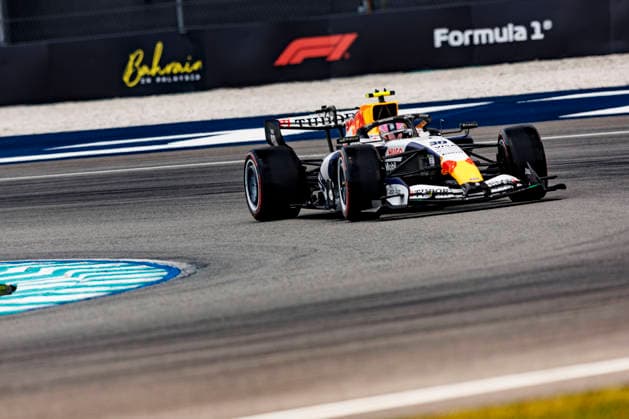 RECORD DATE NOT STATED 3rd October 2026; Sepang IC, Kuala Lumpur, Malaysia; Formula 1, Bahrain Grand Prix, Qualifying Day; Liam Lawson (30) of New Zealand and Visa Cash App Racing Bulls Formula One Team during Free Practice 3 at the Bahrain Grand Prix StephenxBlackberry