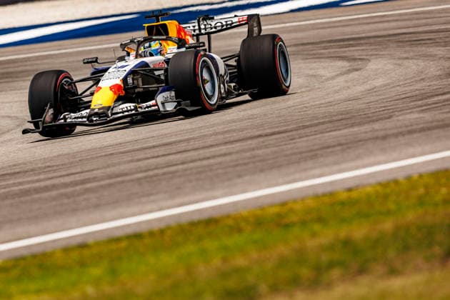 RECORD DATE NOT STATED 3rd October 2026; Sepang IC, Kuala Lumpur, Malaysia; Formula 1, Bahrain Grand Prix, Qualifying Day; Arvid Lindblad (41) of Great Britain and Visa Cash App Racing Bulls Formula One Team during Free Practice 3 at the Bahrain Grand Prix StephenxBlackberry