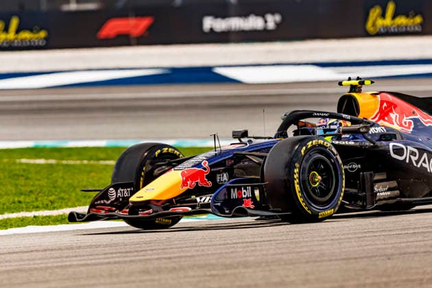 RECORD DATE NOT STATED 3rd October 2026; Sepang IC, Kuala Lumpur, Malaysia; Formula 1, Bahrain Grand Prix, Qualifying Day; Isack Hadjar (6) of France and Oracle Red Bull Racing during Free Practice 3 at the Bahrain Grand Prix StephenxBlackberry