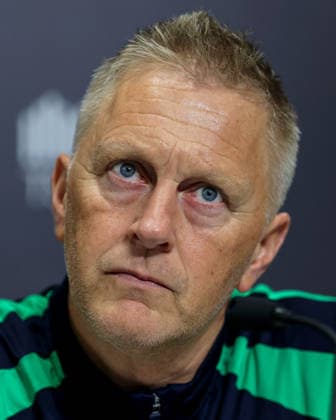 Republic of Ireland press conference, PK, Pressekonferenz TSC Arena, BaÄka Topola, Serbia 3 10 2026 Manager Heimir Hallgrimsson Heimir Hallgrimsson 3 10 2026  Copyright: xx RB1_3346