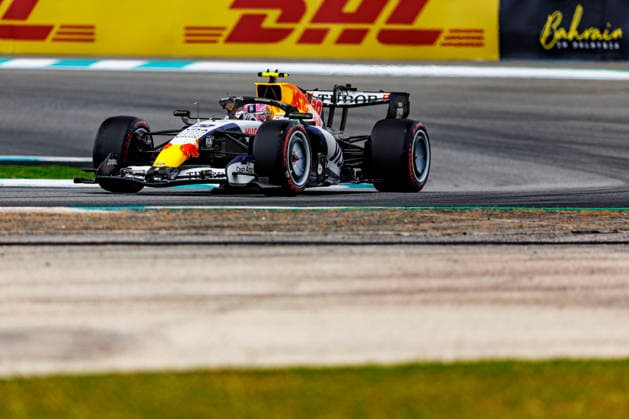 RECORD DATE NOT STATED 3rd October 2026; Sepang IC, Kuala Lumpur, Malaysia; Formula 1, Bahrain Grand Prix, Qualifying Day; Liam Lawson (30) of New Zealand and Visa Cash App Racing Bulls Formula One Team during Free Practice 3 at the Bahrain Grand Prix StephenxBlackberry