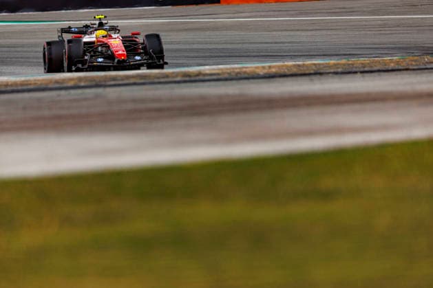 RECORD DATE NOT STATED 3rd October 2026; Sepang IC, Kuala Lumpur, Malaysia; Formula 1, Bahrain Grand Prix, Qualifying Day; Lewis Hamilton (44) of Great Britain and Scuderia Ferrari HP during Free Practice 3 at the Bahrain Grand Prix StephenxBlackberry