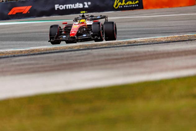 RECORD DATE NOT STATED 3rd October 2026; Sepang IC, Kuala Lumpur, Malaysia; Formula 1, Bahrain Grand Prix, Qualifying Day; Lewis Hamilton (44) of Great Britain and Scuderia Ferrari HP during Free Practice 3 at the Bahrain Grand Prix StephenxBlackberry