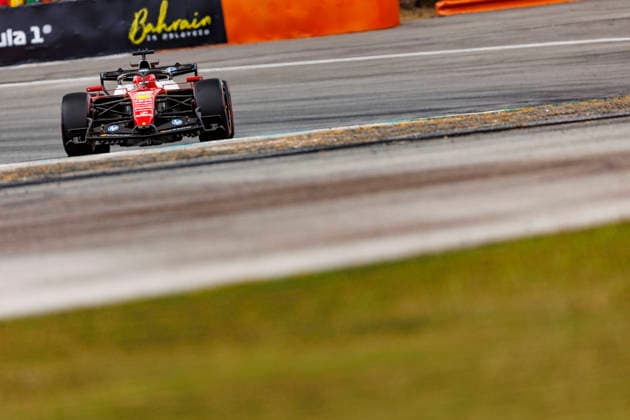 RECORD DATE NOT STATED 3rd October 2026; Sepang IC, Kuala Lumpur, Malaysia; Formula 1, Bahrain Grand Prix, Qualifying Day; Charles Leclerc (16) of Monaco and Scuderia Ferrari HP during Free Practice 3 at the Bahrain Grand Prix StephenxBlackberry