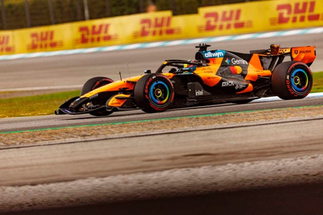 RECORD DATE NOT STATED 3rd October 2026; Sepang IC, Kuala Lumpur, Malaysia; Formula 1, Bahrain Grand Prix, Qualifying Day; Oscar Piastri (81) of Australia and McLaren Mastercard F1 Team during Free Practice 3 at the Bahrain Grand Prix StephenxBlackberry