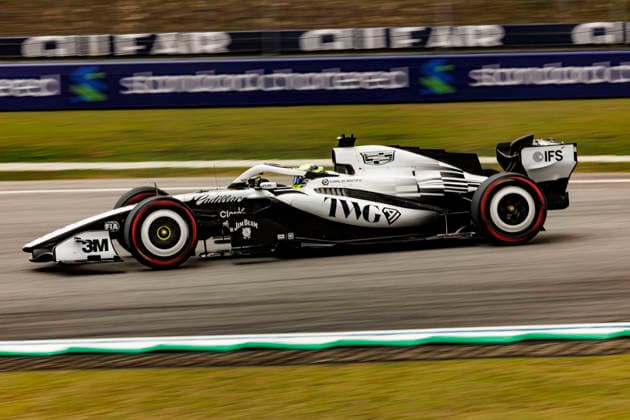 RECORD DATE NOT STATED 3rd October 2026; Sepang IC, Kuala Lumpur, Malaysia; Formula 1, Bahrain Grand Prix, Qualifying Day; Sergio Perez (11) of Mexico and Cadillac Formula 1 Team during Free Practice 3 at the Bahrain Grand Prix StephenxBlackberry
