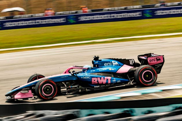 RECORD DATE NOT STATED 3rd October 2026; Sepang IC, Kuala Lumpur, Malaysia; Formula 1, Bahrain Grand Prix, Qualifying Day; Pierre Gasly (10) of France and BWT Alpine Formula One Team during Free Practice 3 at the Bahrain Grand Prix StephenxBlackberry