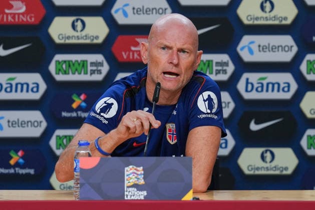 Soccer, Nations League: Portugal vs. Norway, Nations League, Porto, Portugal, October 3, 2026. National team coach Stale Solbakken during a press conference ahead of training at Estádio do Dragão on the day of the match against Portugal. Photo: Lise Aserud, NTB, Porto, Portugal. EDITORIAL USE ONLY. RESTRICTED USE FOR BETTING COMPANIES.  Copyright: xLisexAserudxx xNTBx