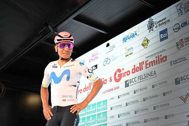 03-10-2026 Giro Dell emilia; 2026, Movistar; Quintana Rojas Nairo, Alexander; Ferrara; 