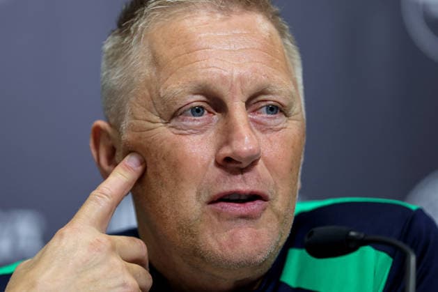 Republic of Ireland press conference, PK, Pressekonferenz TSC Arena, BaÄka Topola, Serbia 3 10 2026 Manager Heimir Hallgrimsson Heimir Hallgrimsson 3 10 2026  Copyright: xx RB1_3785