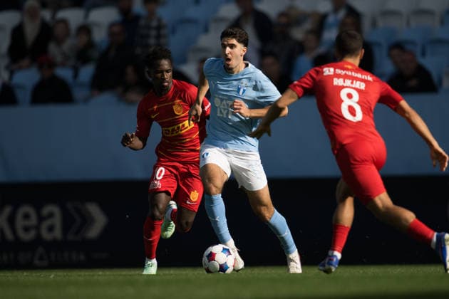 261003 And Mayckel Lahdo of Malmö FF during the Friendly match between Malmö FF and FC Nordsjälland on October 3, 2026 in Malmö. Photo: Avdo Bilkanovic BILDBYRAN COP 115 AB0391 fotboll football soccer fotball träningsmatch friendly match malmö ff fc nordsjälland bbeng fotboll football soccer fotball träningsmatch friendly match malmö ff fc nordsjälland bbeng Copyright: AVDOxBILKANOVIC BB261003AB006