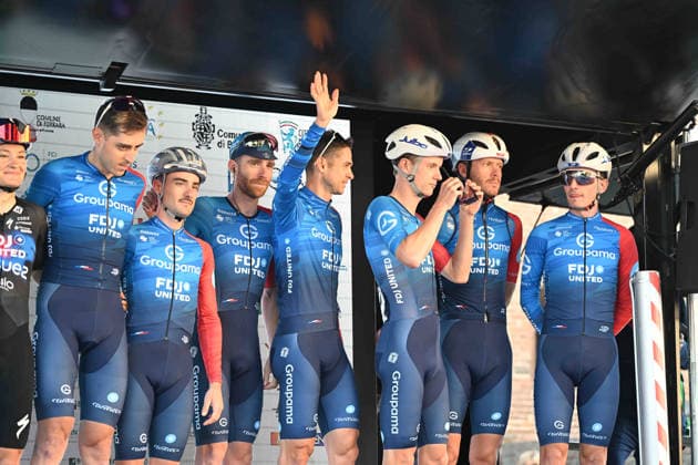 03-10-2026 Giro Dell emilia; 2026, Groupama - Fdj United; Ferrara; 