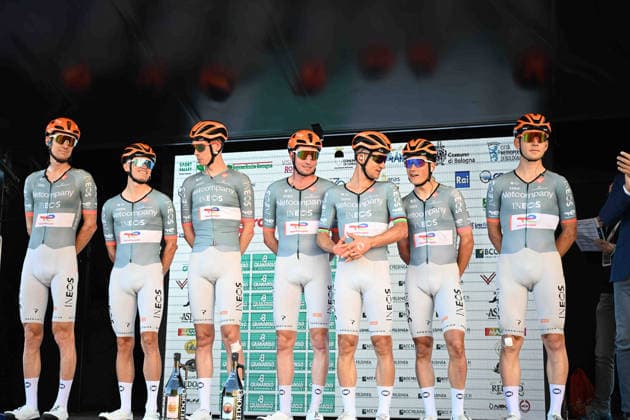 03-10-2026 Giro Dell emilia; 2026, Ineos Grenadiers; Ferrara; 
