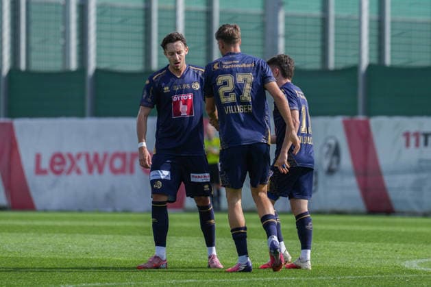Testspiel: SC Freiburg vs FC Luzern, 03.10.2026 Torjubel zum 1:1 durch Lars Villiger (FC Luzern, 27) Testspiel: SC Freiburg vs FC Luzern, Europa-Park Stadion, 03.10.2026 DFB DFL REGULATIONS PROHIBIT ANY USE OF PHOTOGRAPHS AS IMAGE SEQUENCES AND OR QUASI-VIDEO. Copyright: xBEAUTIFULxSPORTS Boscox