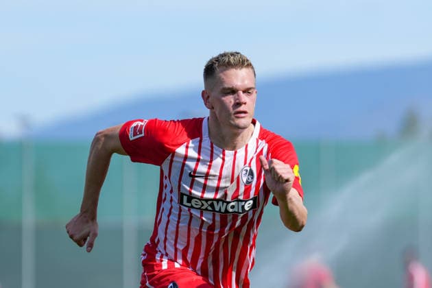 Matthias Ginter (SC Freiburg, 28) , Deutschland, Fussball, Testspiel, SC Freiburg vs. FC Luzern, 03.10.2026, Europa-Park Stadion, Trainingsplatz, Freiburg Freiburg Europa-Park Stadion, Trainingspl Baden-Wuerttemberg Deutschland Copyright: xArnexAmbergx