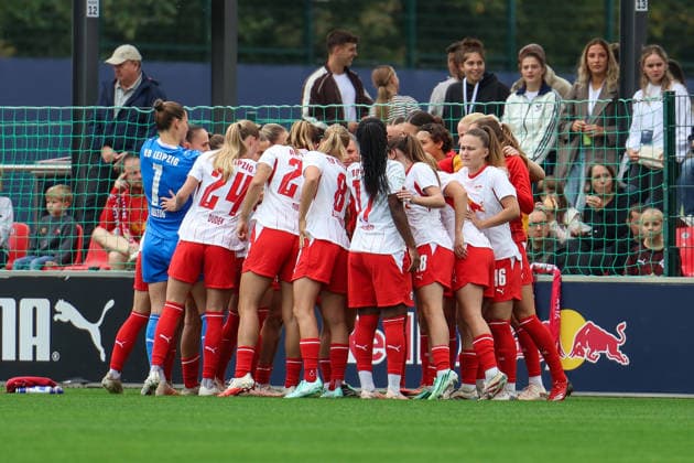 Deutschland: Fußball Google Pixel Frauen-Bundesliga 2026 - 2027, 6. Spieltag - RB Leipzig gegen FSV Mainz 05, Trainingszentrum von RB Leipzig (Leipzig): RB Leipzig Copyright: xLucasxWalterx
