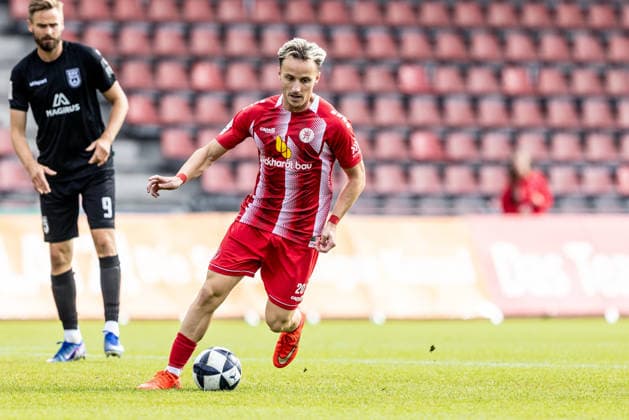 KSV Hessen Kassel vs. SSV Ulm 1846 Fußball, Fussball, Regionalliga Südwest, 10. Spieltag, Auestadion Kassel 03.10.26 Freisteller Einzelbild Mirnes Pepic (KSV Hessen Kassel, 20) KSV Hessen Kassel vs. SSV Ulm 1846 Fußball, Fussball, Regionalliga Südwest, 10. Spieltag, Auestadion Kassel 03.10.26 Foto: Lucca Fundel Kassel Auestadion Hessen Deutschland