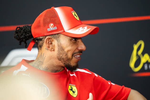 Formula 1 Gulf Air Bahrain Grand Prix in Malaysia 2026 Levi Erb OVERTAKE MAXPPP - Sepang 03 10 2026 44 HAMILTON Lewis (gbr), Scuderia Ferrari HP, portrait press conference, PK, Pressekonferenz at the Formula 1 Gulf Air Bahrain Grand Prix 2026 in Malaysia, the 15th round of the 2026 FIA Formula 1 World Championship, WM, Weltmeisterschaft at the Sepang International circuit, from 1 to 4 October 2026 Sepang Sepang International Circuit Malaysia  Copyright: xOVERTAKE MAXPPPxLevixErbx OVT202610034755 OVT202610034755