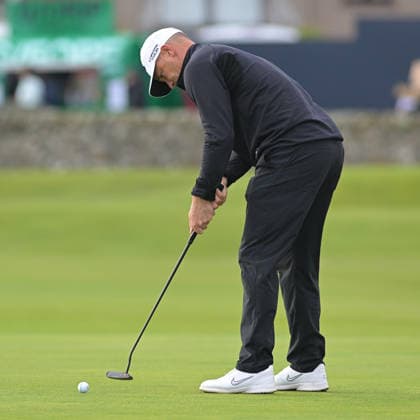 Alfred Dunhill Links Championship Alex Noren putts on the 1st hole during the Alfred Dunhill Links Championship at St Andrews, St Andrews 03 10 2026 UK Newspapers OUT Copyright: xKrisxCargillx FIL-24023-0011