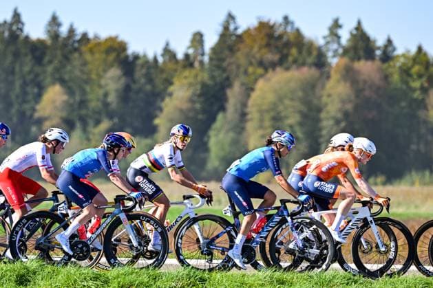 Dutch Demi Vollering is pictured in action during the elite women Road Race race (130 km) at the cycling UEC Road European Championships, in Ljubljana, Slovenia Saturday 3 October 2026. The UEC Road European Championships are taking place from 02 to 07 October in Ljubljana, Slovenia. DAVIDxPINTENS  x188613313x