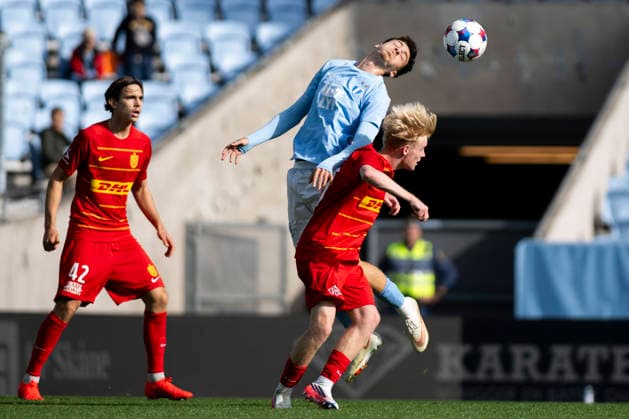 261003 Omar Krajina of Malmö FF during the Friendly match between Malmö FF and FC Nordsjälland on October 3, 2026 in Malmö. Photo: Avdo Bilkanovic BILDBYRAN COP 115 AB0391 fotboll football soccer fotball träningsmatch friendly match malmö ff fc nordsjälland bbeng Copyright: AVDOxBILKANOVIC BB261003AB043